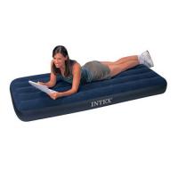 Матрас флокированный DURA-BEAM PRESTIGE DOWNY AIRBED 152х203х25см с насосом на батарейках INTEX 64779